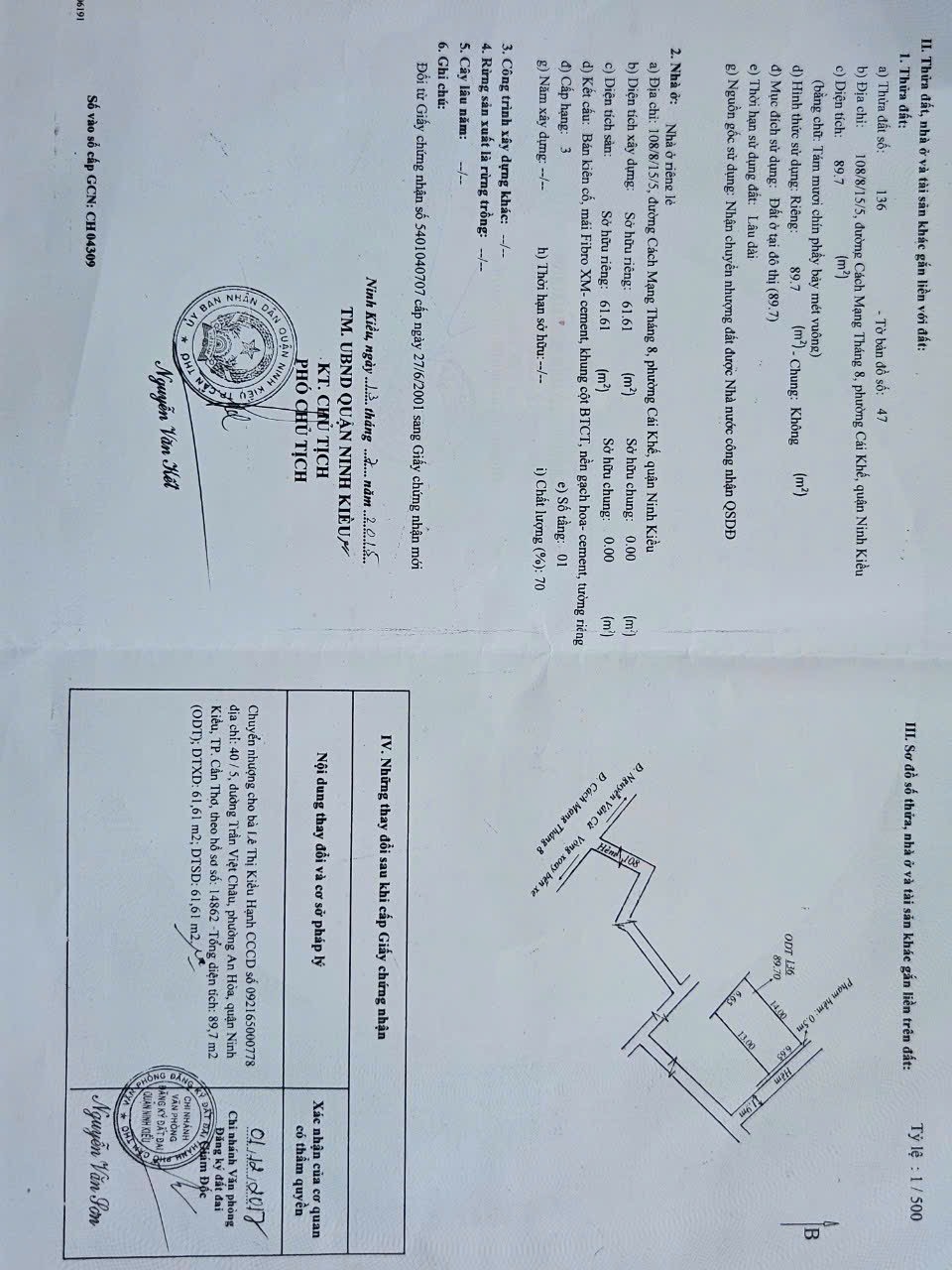 nhà diện tích rộng ngay trung tâm cần thơ - bán giá rẻ