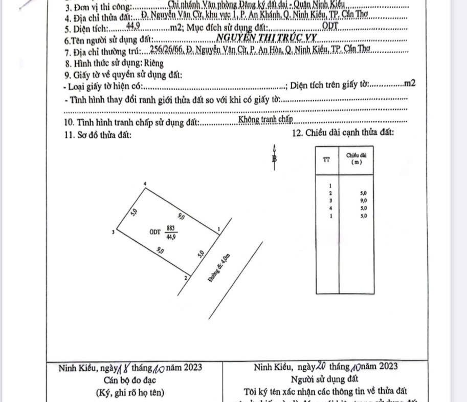 bán nền giá rẻ cần thơ